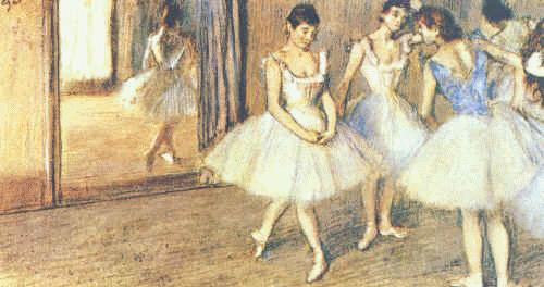 Edgar Degas Dance Greenroom